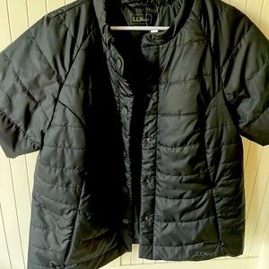 LL Bean short sleeved puffer
